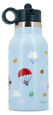 Obrázok produktu pre Detská fľaša na pitie Lilliputiens Jules s izoláciou, modrá, 350 ml