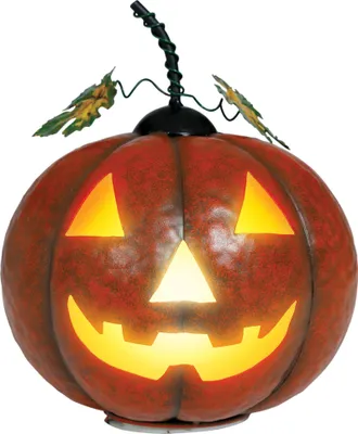 Produktbild von Halloween Kürbis Grusel Deko Kürbis Herbstschmuck Kürbislaterne Gruselfigur Halloween Party Dekoration, Farbe: Schwarz