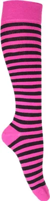 Produktbild von Ringelstrümpfe Ringelsocken Kniestrümpfe pink schwarz 43/46