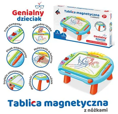 Immagine prodotto di Tablica magnetyczna do rysowania z nóżkami dla dzieci