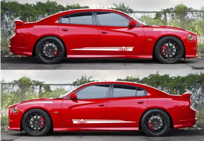 Obrázek produktu pro Sportovní samolepka/nálepka na auto, boční pruhy