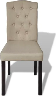 Obrázek produktu pro vidaXL Jídelní židle 4 ks. Velbloudí hnědá látka