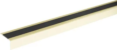 Obrázek produktu pro Ukončovací lišta schodová Skandor šroubovací 1350 x 42 x 22 mm s gumou champagne