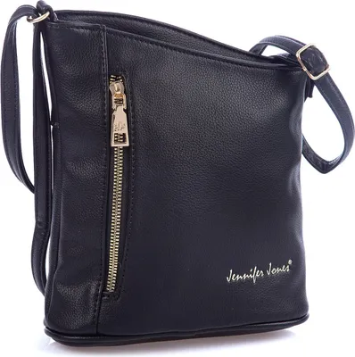 Produktbild von Jennifer Jones Damen Kleine Umhängetasche Alltag Abendtasche Schwarz
