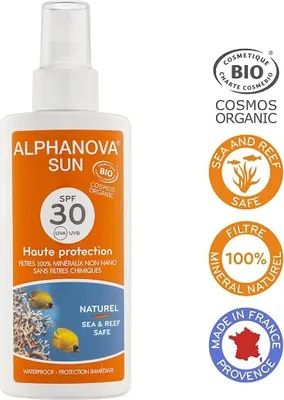 Zdjęcie produktu dla Spray przeciwsłoneczny Alphanova SPF 30, 125 g
