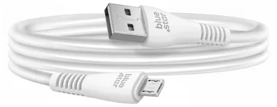 Immagine prodotto di Cavo Blue Star, connettore Micro-USB a USB-A, 2A, in nylon intrecciato, lunghezza 1,2 metri, colore nero