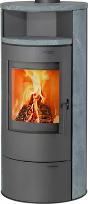 Produktbild von Kaminofen München V3 gussgrau Speckstein