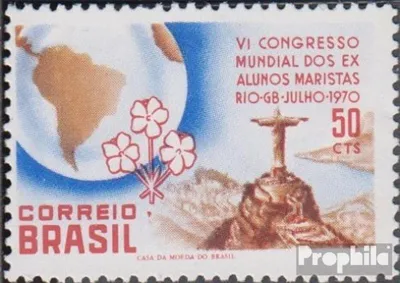 Produktbild von Briefmarken Brasilien 1970 Mi 1261 (kompl.Ausg.) gestempelt Weltkongreß Maristen Schüler