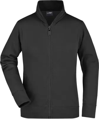 Produktbild von Sweat-Jacke aus formbeständiger Sweat-Qualität black, Gr. S