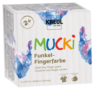 Produktbild von KREUL MUCKI, Blau, Gold, Rose, Silber, Waschbar, Gluten-frei, 150 ml