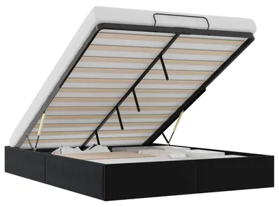 Immagine prodotto di vidaXL Letto a panca Nero 152 x 203 cm Velluto