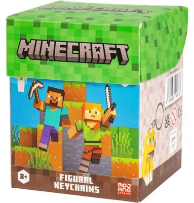 Produktbild von Merc Schlüsselanhänger Minecraft 24-er Display Überraschungspack