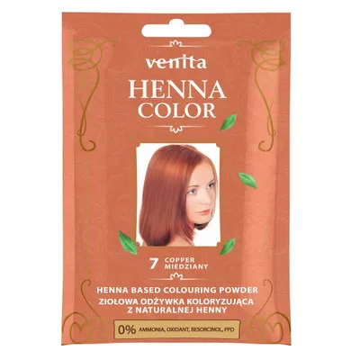 Zdjęcie produktu dla Venita Henna Color Odżywka Koloryzująca Saszetka 7 Miedziany