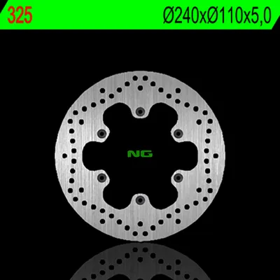 Image de NG BRAKES Bremsscheibe rund starr