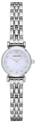 Productafbeelding van Emporio Armani AR1961 dameshorloge, met een roestvrijstalen kast en een metalen band