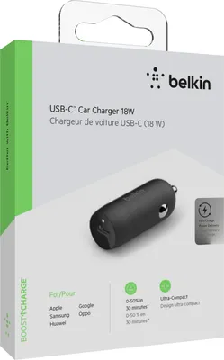 Obrázok produktu pre Belkin F7U099BTBLK, Auto, Zapaľovač, Čierna