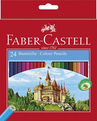 Produktbild von Faber-Castell 111224, Multi, Multi, Hexagonal, Holz, Cardboard box