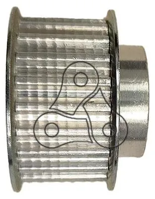 Obrázek produktu pro Řemenice, šířka: 5 mm, 22 zubů, řemen 16 mm, hliník, T5, Ozdowski