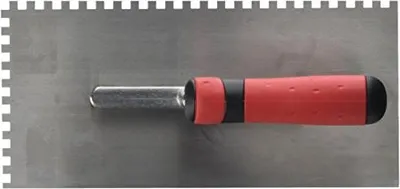 Produktbild von STUBAI Glättekelle mit Zahnung Serie 2K 6 mm