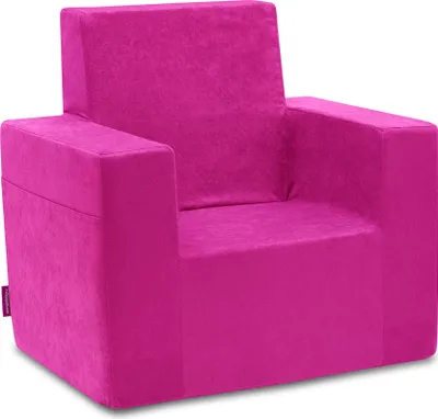 Produktbild von Badum - Kindersessel ab 2 Jahre, Bezug, Griff, Tasche, Geschenkidee - Pink