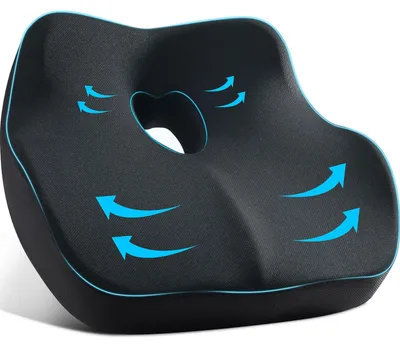 Produktbild von Donut Kissen für Hämorrhoiden - Memory Foam Sitzkissen zur Druckentlastung
