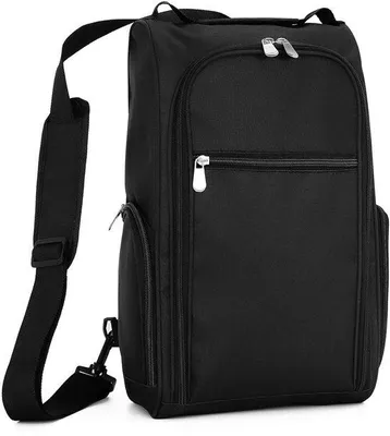 Productafbeelding van Schoenendragers met schouderbanden - Schoenentas voor voetbalschoenen - Rugbyschoenen tas - Stofvrij - 600D polyester - 42 x 25 x 15 cm - Schoentas
