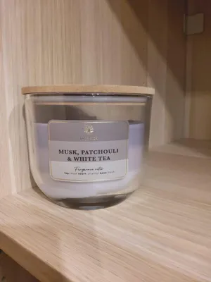 Produktbild von Treewick Duftkerze Musk, Patchouli & White Tea, 500 g, 50 Std.