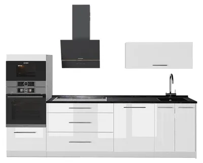 Immagine prodotto di Cucina componibile Vicco Fame-Line Bianco lucido/Bianco 280 cm, PL Antracite, Model 64731