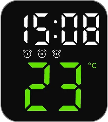 Obrázok produktu pre Elektronický LED časovač – multifunkčná dekorácia do domácnosti, zelená