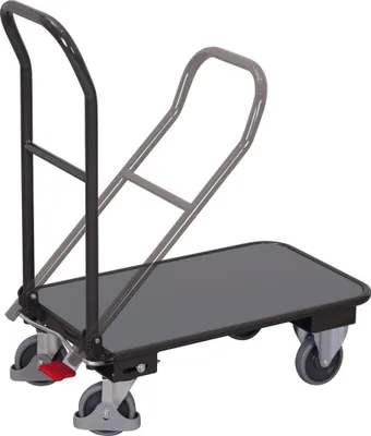 Produktbild von VARIOfit Klappbügelwagen 720x450mm mit 250kg Tragkraft Anthrazitgrau RAL 7016