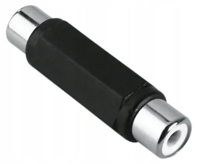 Zdjęcie produktu dla Hama RCA F/F, RCA, RCA, Czarny