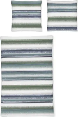 Produktbild von Irisette Mako Satin Bettwäsche 2 teilig Bettbezug 155 x 220 cm Kopfkissenbezug 80 x 80 cm Capri 758827-91 pastell