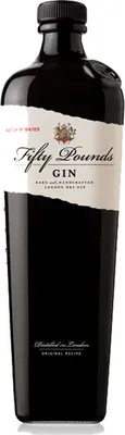 Produktbild von Fifty Pounds Gin London Dry Gin 43,5% Vol. 0,7l