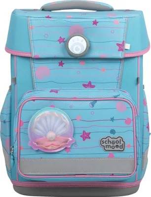 Produktbild von School-Mood Champion mit LED Patchy Schulranzen-Set 7-teilig Lilly türkis