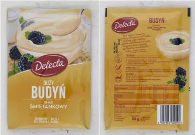Zdjęcie produktu dla Budyń smak śmietankowy 64g Delecta