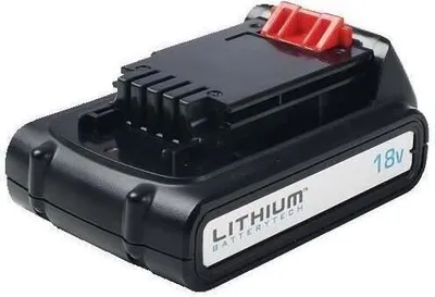 Immagine prodotto di Batteria 18 V 2 Ah, BLACK+DECKER BL2018-XJ, Power Connect, Lithium Slide Pack, compatibile con GTC650L GTC1843L GLC1825L(SB) STC1820CM