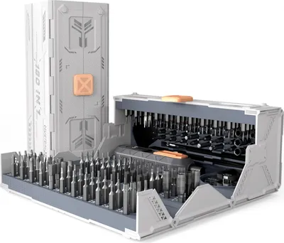 Image de Mustbau 180 in 1 Set de tournevis de précision, Mini Set d'outils, Kit de réparation pour téléphone portable, ordinateur portable,lunettes,montres