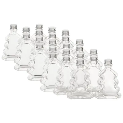 Produktbild von 24x Tannenbaumflasche 200ml leere Flasche zum Befüllen Likörflasche