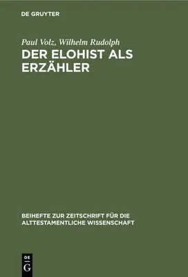 Produktbild von Der Elohist als Erzähler
