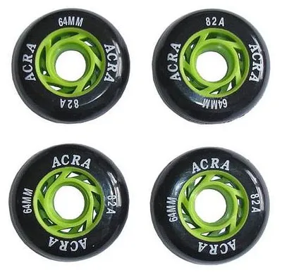 Produktbild von Acra Ersatzrollen für Inlineskates 64 x 24 mm CS05