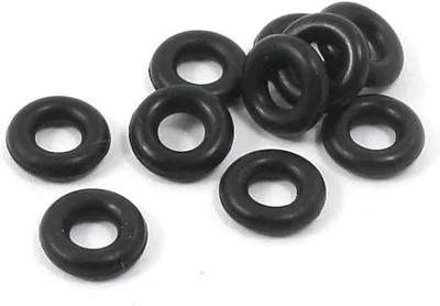 Obrázok produktu pre Sada 10 čiernych gumových O-krúžkov s rozmermi 7 mm x 3 mm x 2 mm pre RC autá v mierke 1:10 – odolné a univerzálne