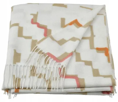 Produktbild von IKEA OLIVSPINNMAL Wohndecke Plaid ecru bunt 120x160 cm