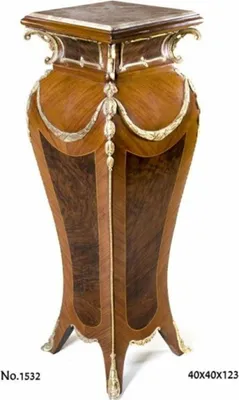 Produktbild von Casa Padrino Barock Säule mit Marmorbesatz 40 x 40 x H. 123 cm - Limited Edition