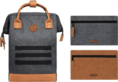Image de CABAIA sac à dos de loisirs sac à dos pour ordinateur portable Adventurer Melanged Backpack 18L London gris foncé