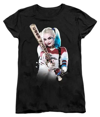 Obrázok produktu pre Tričko "Bat At You" zo série Suicide Squad, dámske, model TV41099 (veľkosť M), čierna, Obrázok generovaný UI
