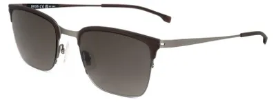 Produktbild von Hugo Boss BOSS 1244/S Matte brown ruthenium 55/22/150 Herren Sonnenbrillen