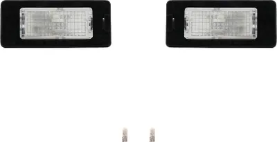 Produktbild von 2x Kennzeichenleuchte + Leuchtmittel Set Links Rechts kompatibel zu Skoda Fabia Johns