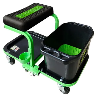 Produktbild von ZIPPER ZI-MHKW5 mobiler Montagehocker Hocker Sitz gepolstert mit Waschbehälter