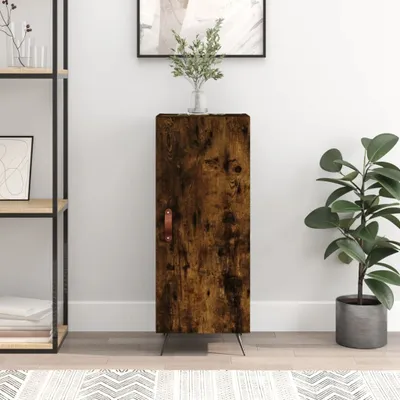 Immagine prodotto di vidaXL Credenza in rovere fumé 34,5x34x90 cm materiale a base di legno