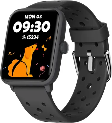 Produktbild von Smartwatch Kinderuhr ohne App und Handy, Fitness Tracker Uhr, Digitale Fitnessuhr mit Schrittzähler, 5ATM Wasserdicht, Schlafmonitor, Alarm